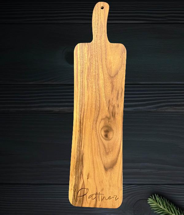 Engraved Walnut Charcuterie Board, Personalized Serving Platter for Weddings, Engagements, Anniversaries, Housewarming Gifts
