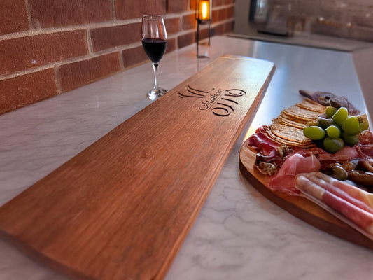 Engraved Walnut Charcuterie Board: Housewarming, Bridesmaid, For Her, Personalized
