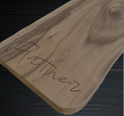 Engraved Walnut Charcuterie Board, Personalized Serving Platter for Weddings, Engagements, Anniversaries, Housewarming Gifts