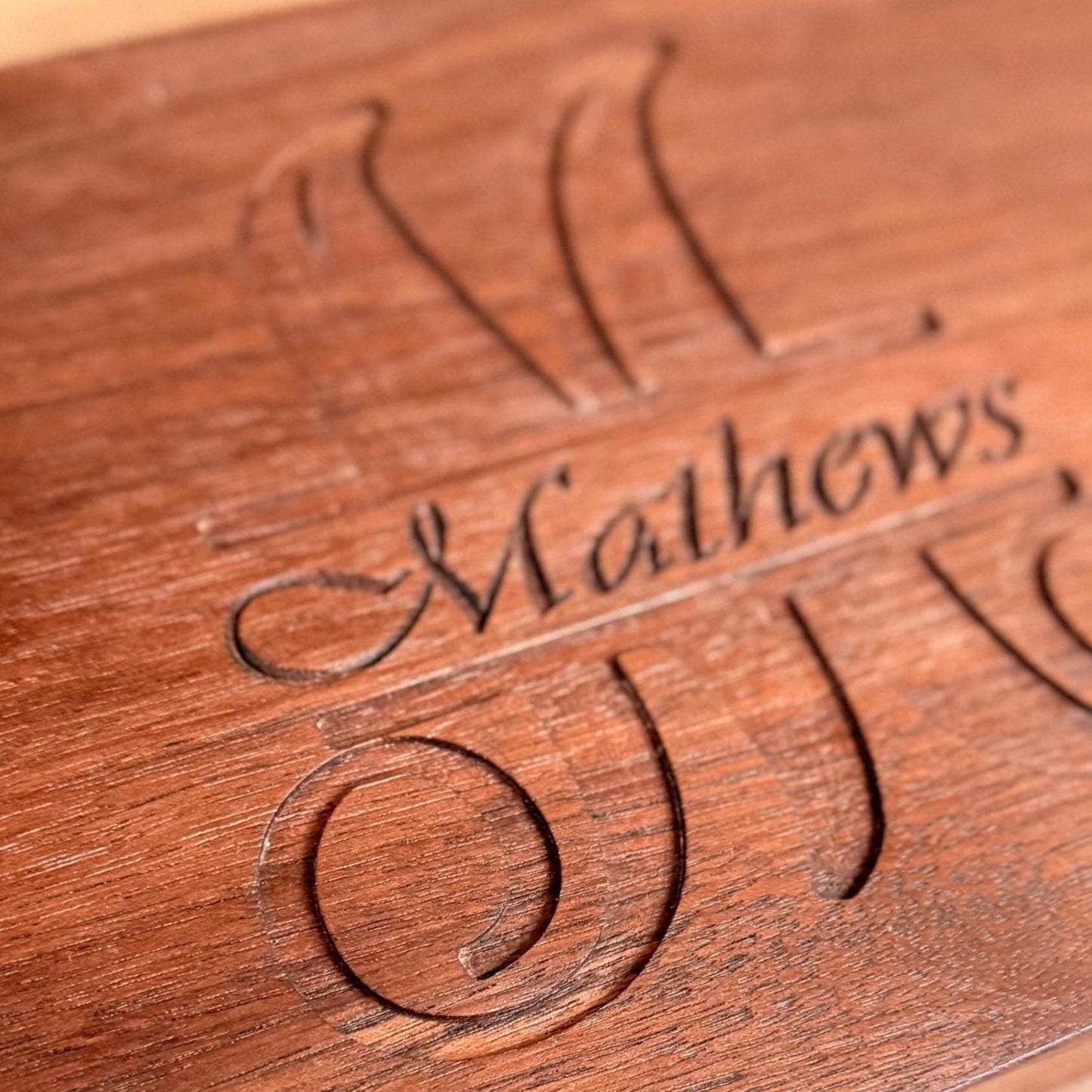 Engraved Walnut Charcuterie Board: Housewarming, Bridesmaid, For Her, Personalized