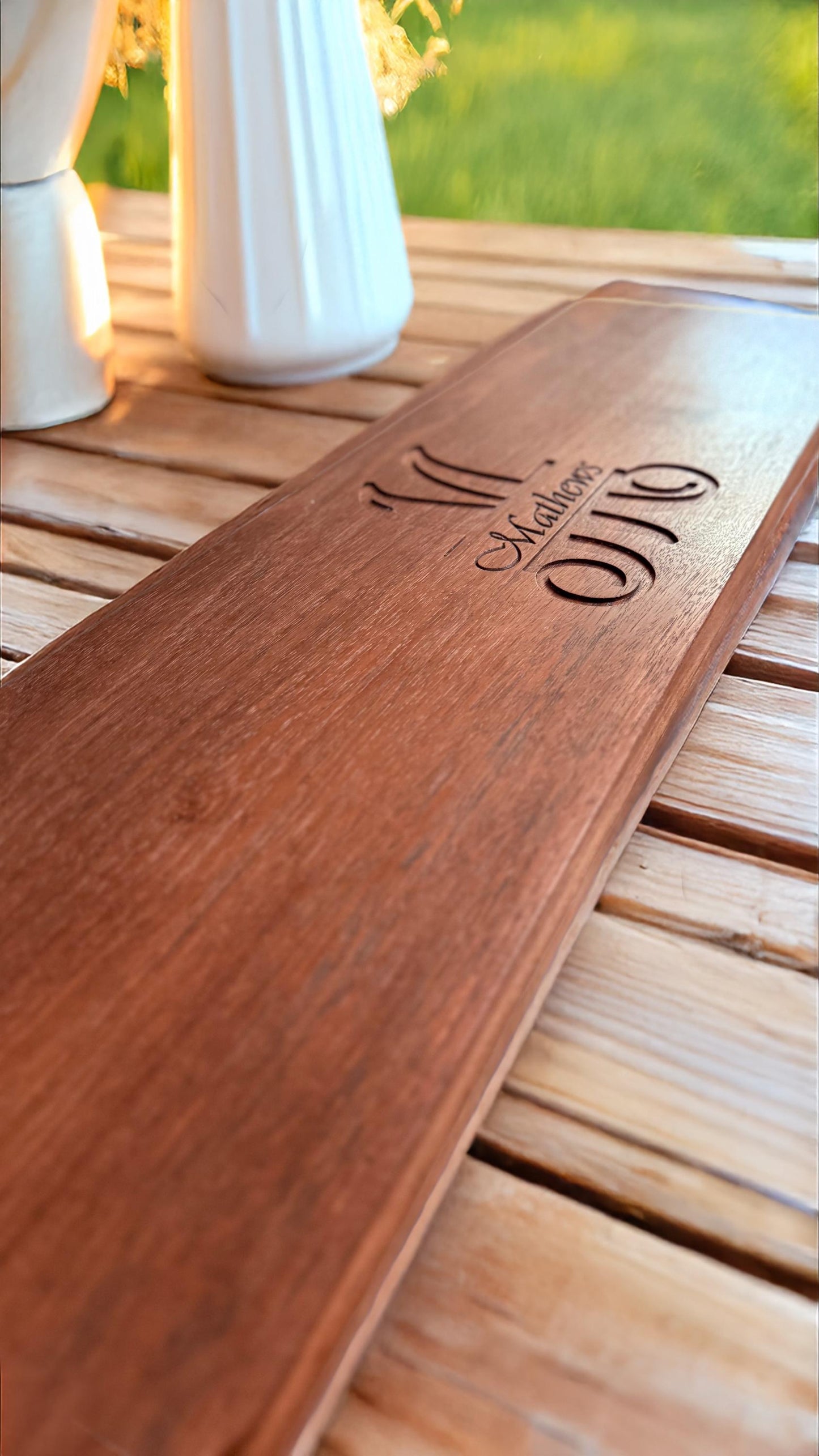 Engraved Walnut Charcuterie Board: Housewarming, Bridesmaid, For Her, Personalized