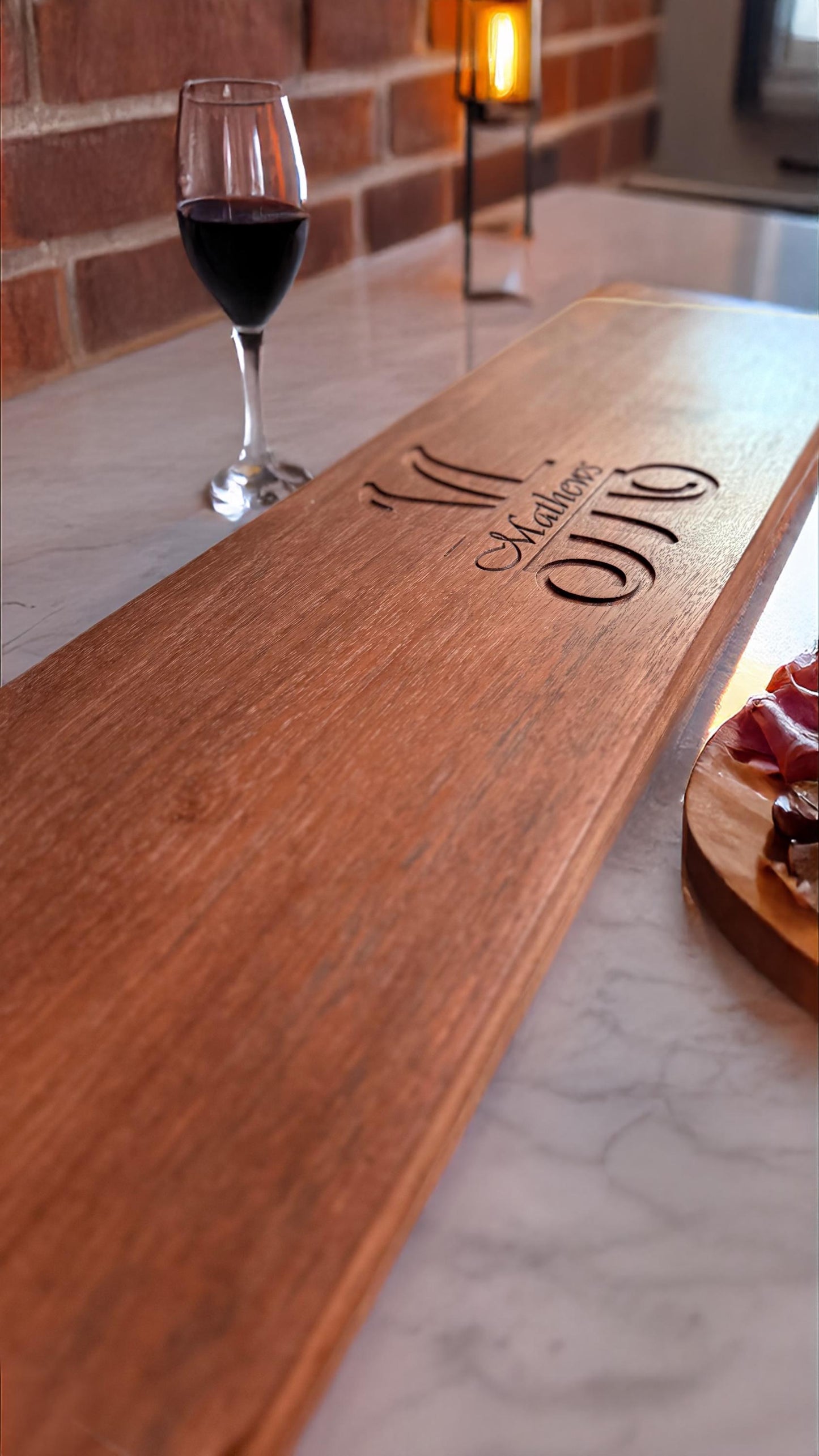 Engraved Walnut Charcuterie Board: Housewarming, Bridesmaid, For Her, Personalized